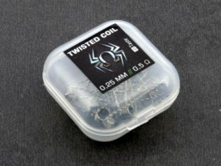 10 Stück fertige Twisted Kanthal A1 Wicklungen 0,25 mm 0,5 Ohm