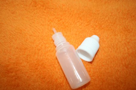 20 ml - 1 Stück Rundflaschen Tropfflasche mit Kindersicherem Verschluss weiss und Slim