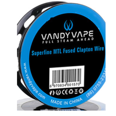 Vandyvape KA1 3 Meter Superfine MTL Fused Clapton 30GA/38GA (0,25mm/0,1)