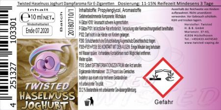 Twisted Haselnuss-Joghurt 10ml