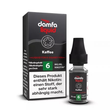Dampfaliquid Kaffee 10ml 6mg/ml Nikotin