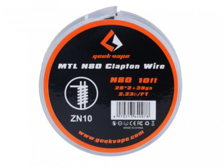 Geekvape 3 m MTL N80 Clapton Wickeldraht ZN10 28*2+38GA