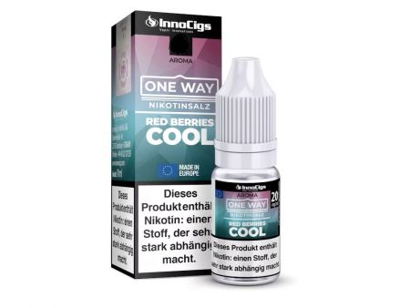 Innocigs One Way - Red Berries Cool Nikotinsalz Liquid 10 mg/ml - rote Früchte mit Kühle