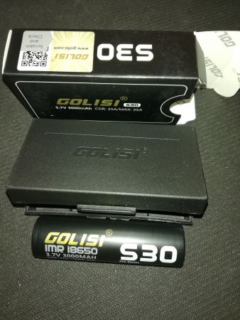 Golisi S30 18650 35A 3000mAh 35 A Akku incl. Case