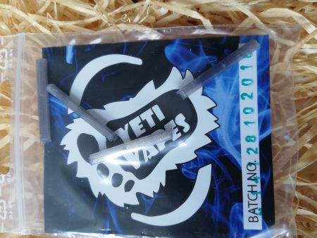 Yeti Vapes Straws PET Ersatzdochte für Mato RDTA 4er Pack, auch für Vandy Vapes RDTA und Wotofo Profile RDTA