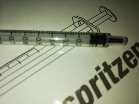 1 x Spritzen Feindosierspritze Dosierspritze Teqler 1ml