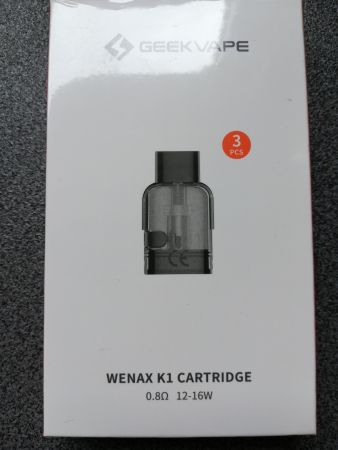 3 x Geekvape Wenax K1 Cartridge / Pod 0,8 Ohm