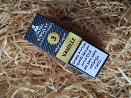 Aroma Syndikat Vanille Liquid 10ml 3mg/ml Nikotin - autentische Vanille
