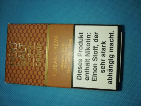 Pod Salt Hit the Spot 10ml -Cbn Creme - Nikotinsalz Liquid 20mg/ml - handgerehte Zigarre