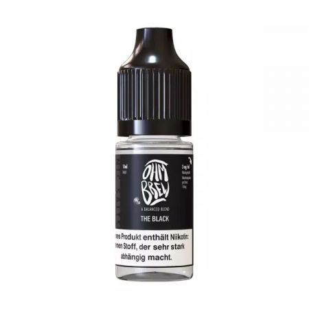 Ohm Brew The Black Nikotinsalt Liquid 6mg 10ml - Brombeere schwarze Johannisbeere etwas Menthol