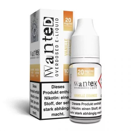 Wanted Vanille Orange 20mg/ml Overdosed 10ml Nikotinsalzliquid