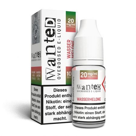 Wanted Wassermelone 20mg/ml Overdosed 10ml Nikotinsalzliquid
