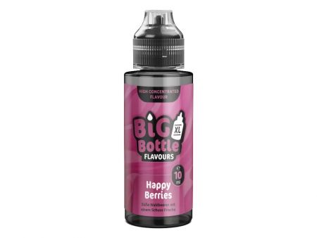 Big Bottle Flavours 10ml Longfill 120ml - Happy Berries -  Waldbeeren mit kühler Note