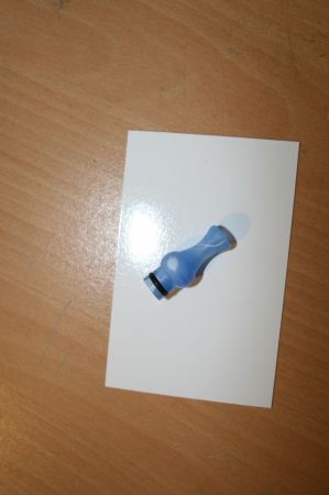 1 Kunststoff Ming Drip Tip 510 blau marmoriert