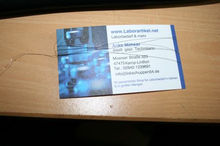 1 lfdm Kanthal D Heizdraht 0,15 mm 74,4 Ohm/m