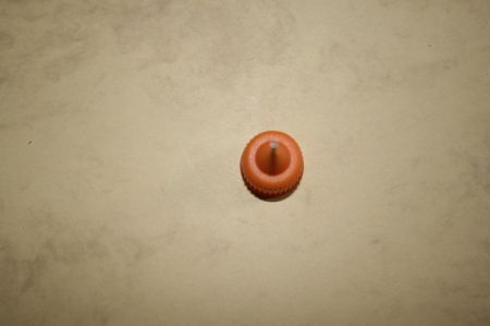 5 x Nadelcap Ersatzcap incl. Verschluß / Anhänger Orange lang (0,40 ¤/St.)