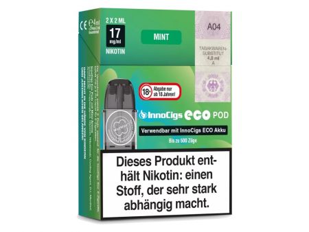 IC Eco Pod Mint 17mg - 2 Stück - Minze