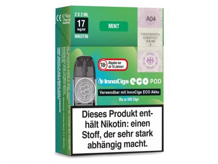 IC Eco Pod Mint 17mg - 2 Stück je 2 ml - Minze