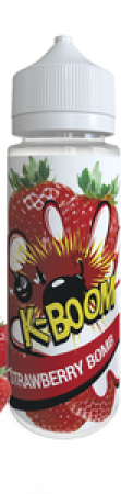 K-Boom Special Edition Strawberry Bomb Aroma - 10ml in 120ml Flasche - Erdbeere