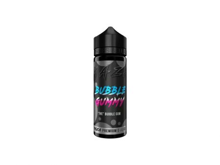 MaZa - Bubble Gummy - 10ml Aroma in 120ml Flasche Longfill - Kaugummi süss sauer