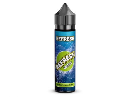 Refresh Gazoz 5ml in 60ml Flasche - Zitronen / Limetten Limonade