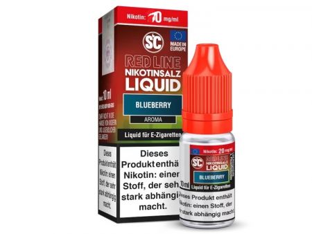 SC Red Line Nikotinsalz Liquid Blueberry 10mg/ml Nikotin - Blaubeere