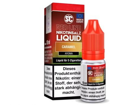 SC Red Line Nikotinsalz Liquid Caramel ohne Nikotin