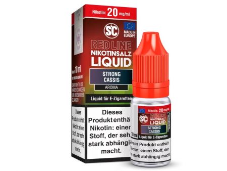 SC Red Line Nikotinsalz Liquid Strong Cassis Fruit 20mg/ml Nikotin - Himbeere & Cassis