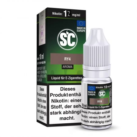 SC Liquid Ry4 10ml  12mg/ml Nikotin - würzig herber Tabak