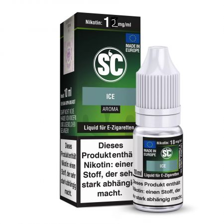 SC Liquid ICE 10ml 12mg/ml Nikotin - Eisbonbon