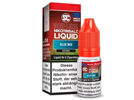 SC Red Line Nikotinsalz Liquid Blue Mix 10mg/ml Nikotin - Anis, Himbeeren, Brombeeren, Erdbeeren, Beerenmix