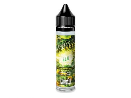 Twelve Monkeys - Aroma Zen 10 ml Longfill 60 ml - Melone, Ananas & Banane