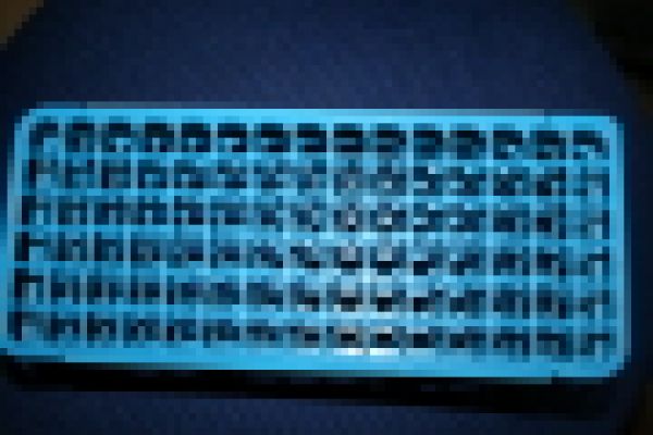 Ständer für 90 Stück Reaktionsgefäße 5 ml blau 13 x 13,5 mm
