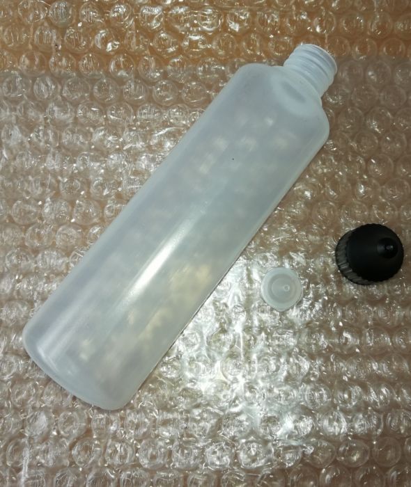 Rundflasche Enteiser 50ml aus LDPE natur mit Verschluss