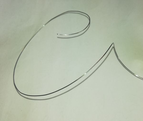1 lfdm Nichrom Heizdraht 0,15 -  ca. 61,7 Ohm