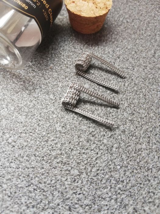 Vapefly 2x Prebuild KA1/Ni80 Staggered Fused Clapton Coil 0.2 Ohm