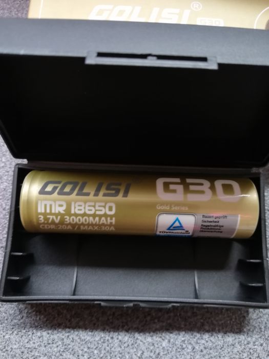 Golisi G30 18650 20A 3000mAh Akku incl. Case