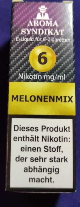 Aroma Syndikat Melonenmix Liquid 10ml 6mg/ml Nikotin - Cantaloupe Wassermelone Honigmelone