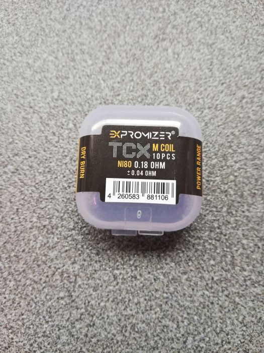 Exvape Expromizer TCX Ni80 Sieb 0,18 Ohm - 10 Stück