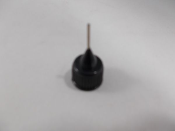 Nadelcap Ersatzcap incl. Verschluß / Anhänger schwarz kurz