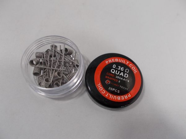 Quad Wire 20 Stück Fertigwicklungen 0,36 Ohm - Fumytech K-A1