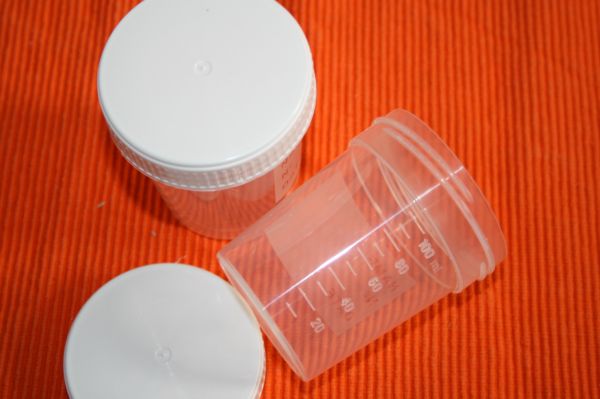 100 Stück 120 ml Schraubdosen weißer Deckel