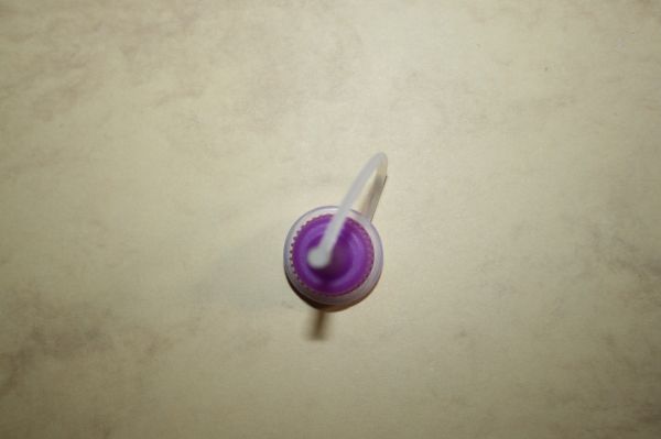 5 x Nadelcap Ersatzcap incl. Verschluß / Anhänger lila lang (0,40 ¤/St.)