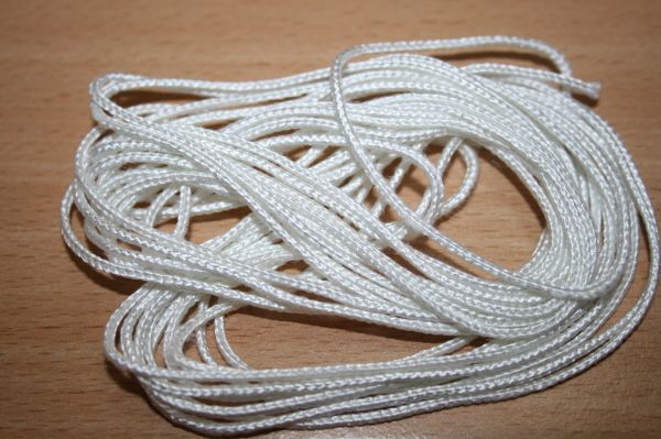 1 lfdm Silikatschnur 2 mm hochtemperaturgeeignet - geflochten