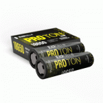 2 Stück Blackcell 18650 Proton 3000 mAh Doppelpack incl. Case