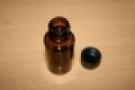 5 Stück Glasflasche Braunglasflasche mit Schraubverschluß 15 ml Apothekerflasche