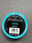 Vandy Vape Edelstahlsiebgewebe Rolle SS316L M400 0,43 Ohm / 0,3 Meter